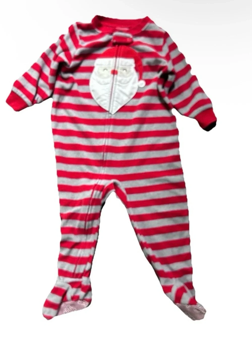 Toddler Christmas Holiday Winter Fleece Pajamas Size 12-18 Months